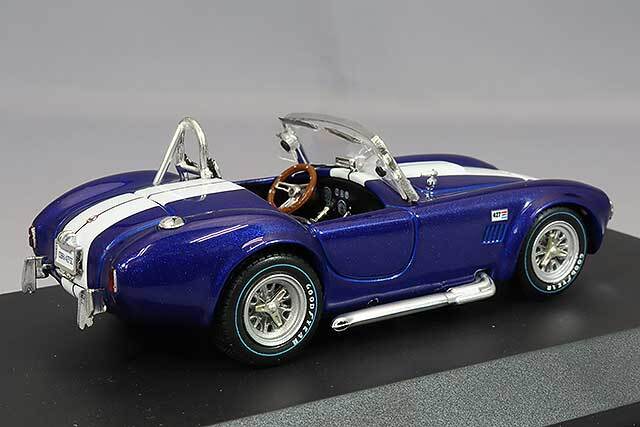 京商 1/43 シェルビー コブラ 427 S/C ノーマルスクリーン ブルー