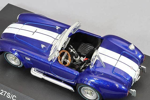 京商 1/43 シェルビー コブラ 427 S/C ノーマルスクリーン ブルー