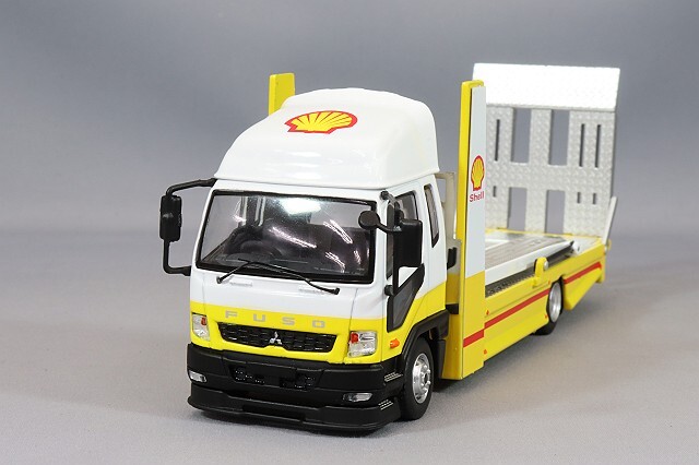 GCD 1/64 三菱 FUSO トラック ダブルデッカートレーラー 