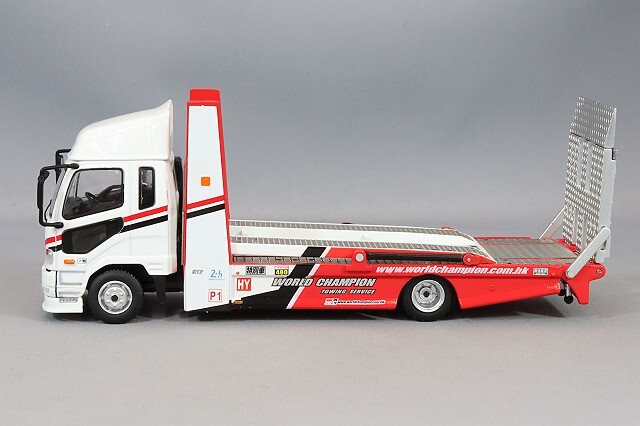 GCD 1/64 三菱 FUSO トラック ダブルデッカートレーラー 