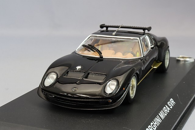 京商 1/43 ランボルギーニ ミウラ SVR ブラック/ゴールド