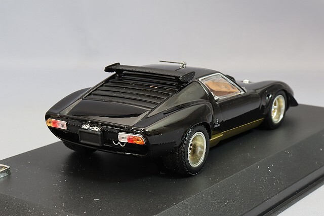 京商 1/43 ランボルギーニ ミウラ SVR ブラック/ゴールド