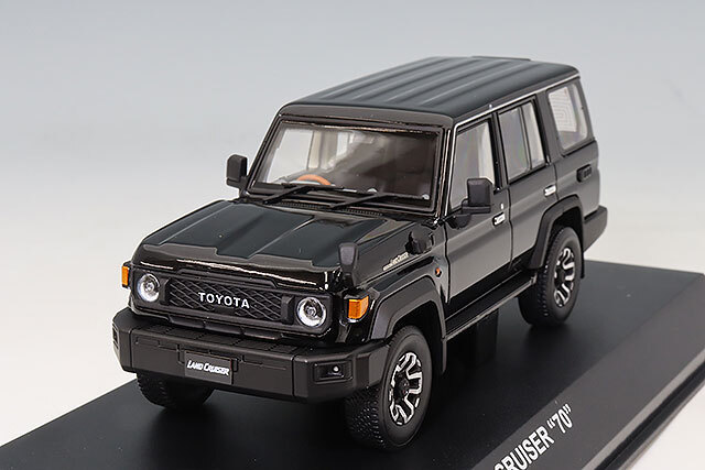 トヨタ ランドクルーザー70 1/30 カラーサンプル　ブラック ランドクルーザー70 ランクル70 カラーサンプル ミニカー 黒 1