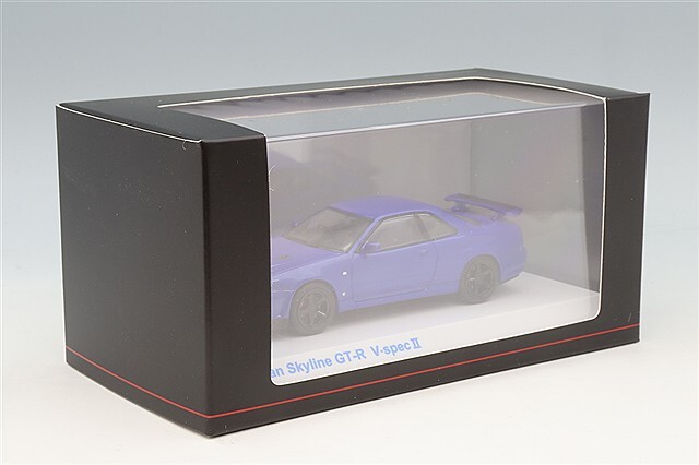 京商 1/43 日産 スカイライン R34 GT-R V-specII ベイサイドブルー