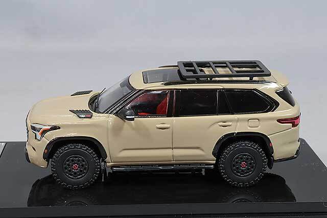 GCD 1/64 トヨタ セコイア TRD PRO 左ハンドル マッドイエロー