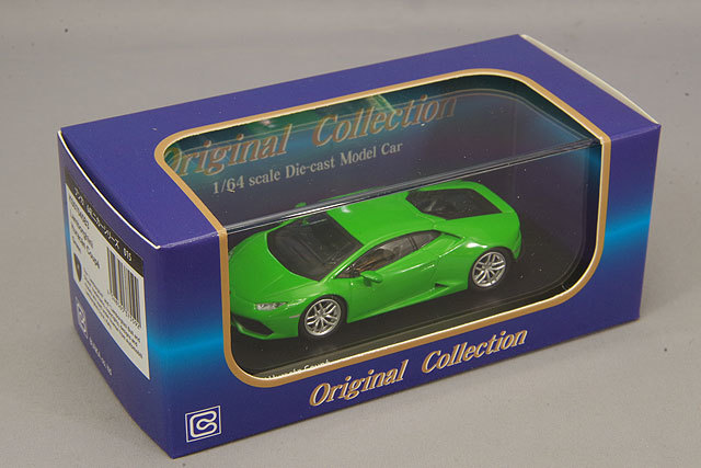 ブンカ流通限定 京商 1/64 ランボルギーニ ウラカン グリーン