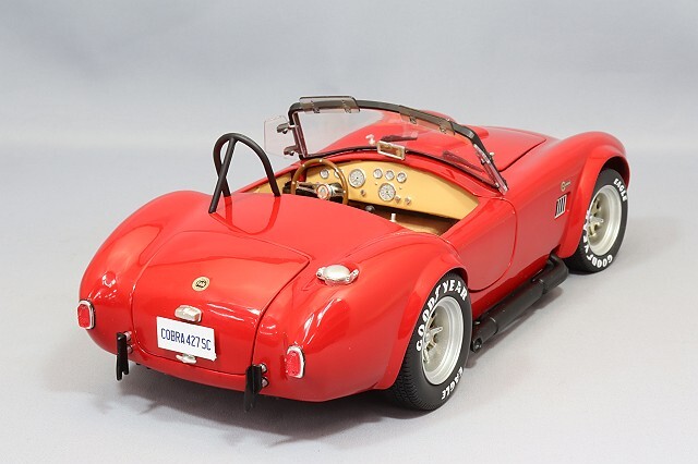 絶版未展示品 京商 1/18 シェルビー コブラ 427 S/C レーシング 赤 絶版未展示品 京商 1/18 シェルビー コブラ 427 S/C レーシング 赤