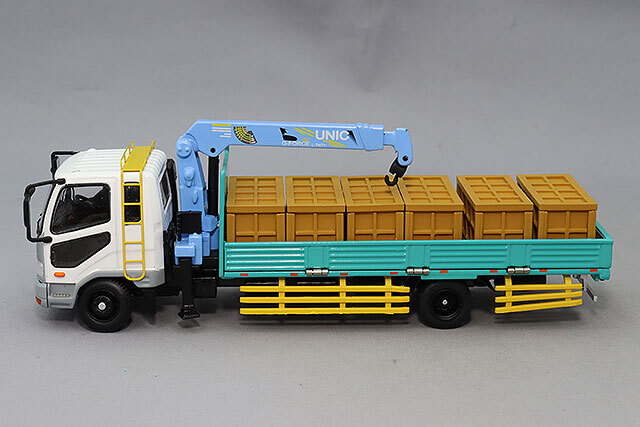 FUSO クレーン？ミニカー ？ティッシュ箱くらい？ ミニカーショップ ケンボックス ダンディ☆DK-002☆三菱ふそう