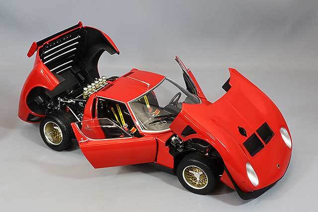 京商 1/18 ランボルギーニ ミウラ SVR レッド 再生産 