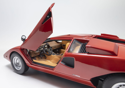 ランボルギーニカウンタックLP400 TLV 1/64 LV-N ランボルギーニ カウンタック LP400 (黒
