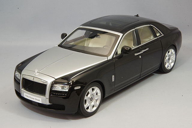 京商 ロールスロイス ゴースト ブラック/シルバー 1/18ミニカー Y0963 京商 1/18 ロールスロイス ゴースト (ブラック/シルバー) 再入荷