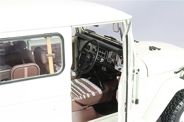 京商 ランドクルーザー40 バン ホワイト 京商 ミニカー | 京商オリジナル 1/18 トヨタ ランドクルーザー 40