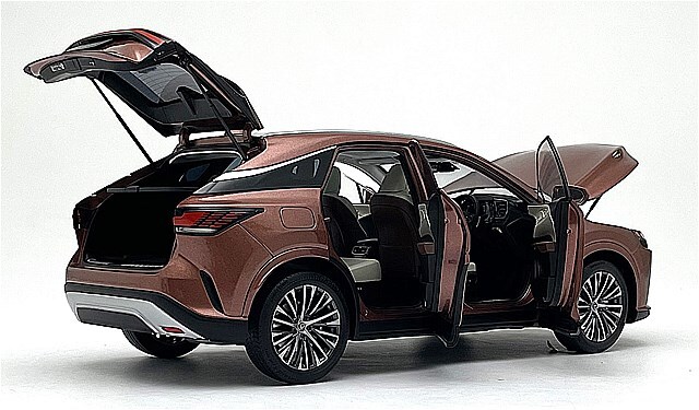 予約品】 京商 1/18 レクサス RX 450h+ ソニックカッパー