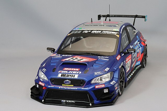 京商 samurai 1/18 スバル WRX STI NBRチャレンジ 2022 ニュル24H #114 