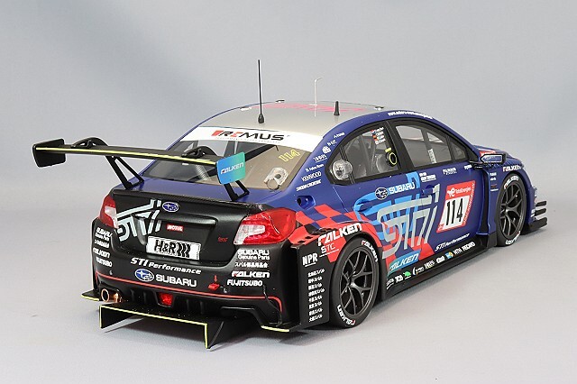 京商 samurai 1/18 スバル WRX STI NBRチャレンジ 2022 ニュル24H #114 