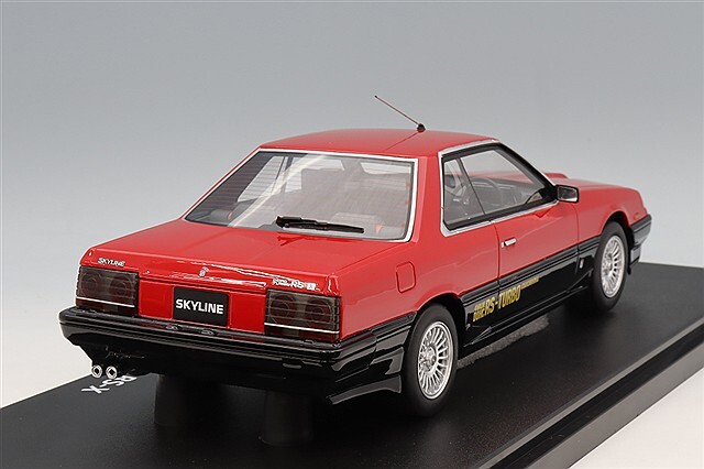予約品】 京商 samurai 1/18 日産 スカイライン 2000 ターボ RS-X レッド