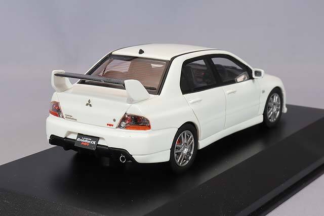 1/43 三菱　ランサーGSRエボリューションⅦ ランエボ　ホワイト　ミニカー 京商 1/43 三菱 ランサー エボリューション IX MR ホワイト