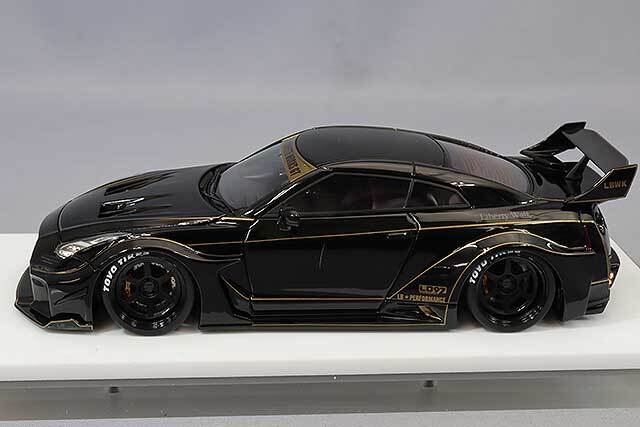 アイドロン1/43 LB-シルエットワークスGT 35GT-RR GT Wing アイドロン 1/43 LB-シルエットワークス GT 35GT-RR ブラック
