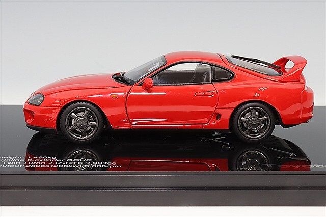 LCDモデル 1/43 トヨタ スープラ A80 レッド