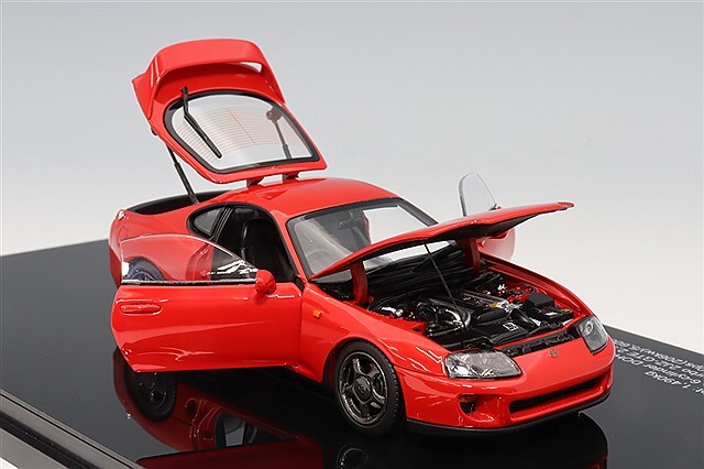 LCDモデル 1/43 トヨタ スープラ A80 レッド
