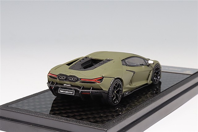 LCDモデル 1/64 ランボルギーニ レヴエルト マットグリーン