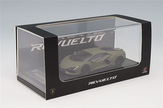 LCDモデル 1/64 ランボルギーニ レヴエルト マットグリーン