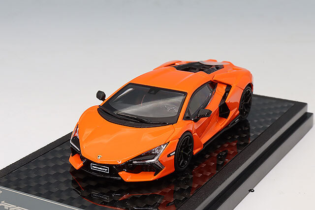 ランエル LCDモデル 1/64 ランボルギーニ レヴエルト オレンジ