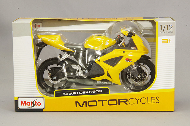 マイスト 1/12 スズキ GSX-R600 イエロー