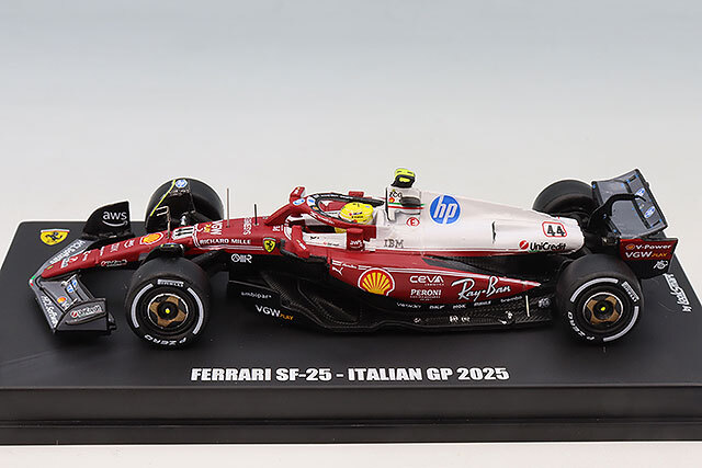 ルックスマート 1/64 フェラーリ SF-25 #44 ハミルトン ルックスマート 1/64 フェラーリ SF-25 イタリアGP 2025 #44 L.ハミルトン