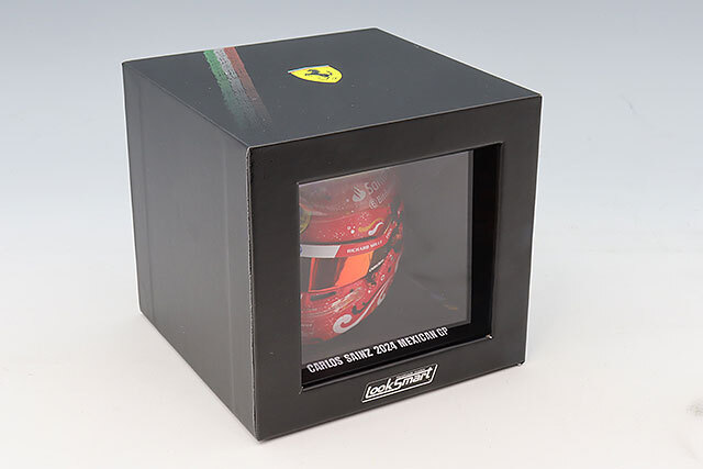 ルックスマート 1/5 ヘルメット カルロスサインツJr. 2024 F1 メキシコ