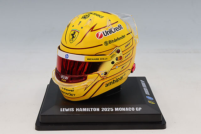 ルックスマート 1/5 ヘルメット L.ハミルトン スクーデリア フェラーリ