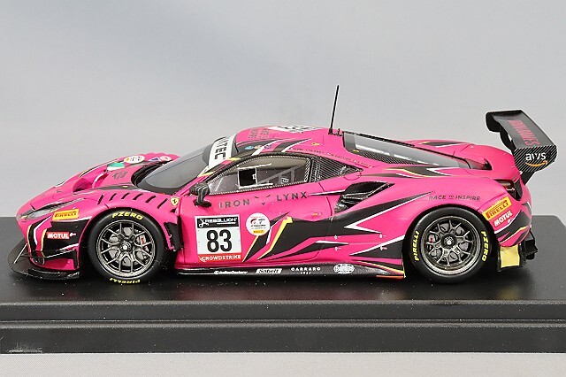 ルックスマート 1/43 フェラーリ 488 GT3 アイアンデイムス 2022