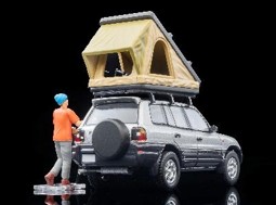 トミカリミテッドヴィンテージ NEO 1/64 トヨタ RAV4J V 銀 テント