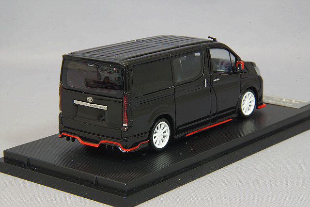 MODEL 1 (モデルワン) 1/64 トヨタ ハイエース 300 カスタムVer. ブラック