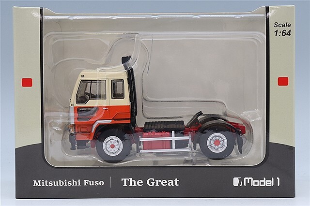 MODEL1 (モデルワン) 1/64 三菱 FUSO ザグレート 1993 オレンジ