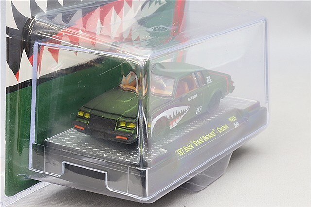 M2マシーン ビュイック・グランドナショナル- カスタム(チェイスカー RARE-M2 Machines 1/64 Chase 1987 Buick Grand National Chrome