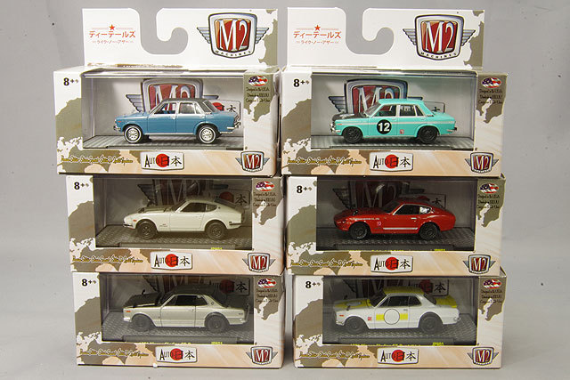 M2マシーンズ 6台セット M2マシーン 1/64 AUTO-日本 6台セット