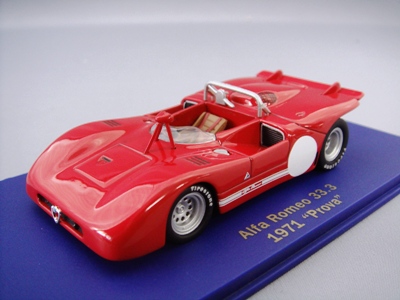 M4 M47016 Scale 1/43 | ALFA ROMEO 33.2 STRADALE PROVA 1967 RED