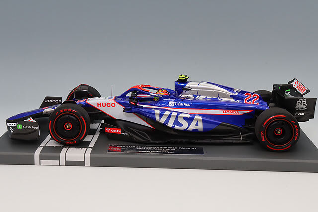 ミニチャンプス 1/18 レーシング・ブルズ 2024 マイアミGP 角田裕毅 ミニチャンプス 1/18 レーシング・ブルズ 2024 マイアミGP 角田