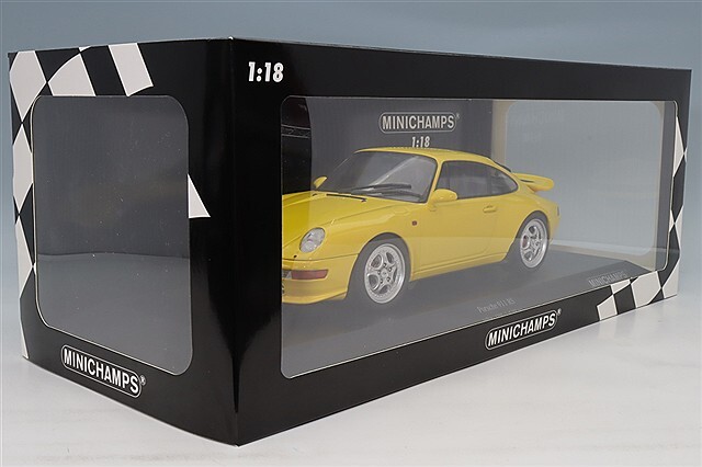 ミニチャンプス 1/18 ポルシェ 911 RS (993) 1994 イエロー