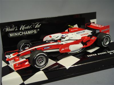 ミニチャンプス 1/43 スーパー アグリ F1 チーム SA08 A