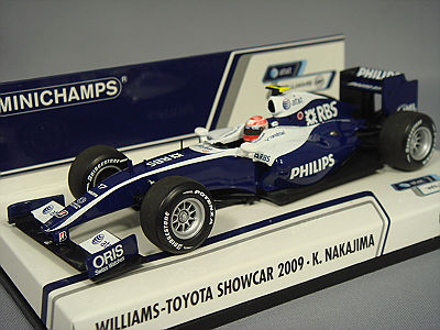 特価商品】 ミニチャンプス 1/43 ウィリアムズ トヨタ ショーカー 2009