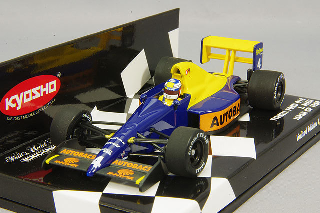 京商xミニチャンプス 1/43 ティレル フォード 018 1989 日本GP