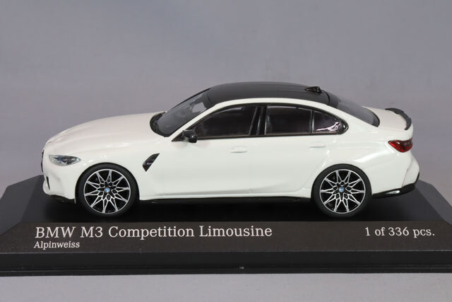 ミニチャンプス 1/43 BMW M3 2020 ホワイト
