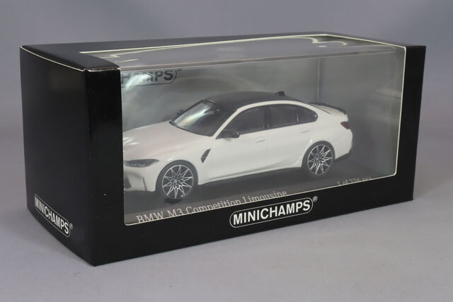 MINICHAMPS  M3 ホワイト ミニカー 1/43 1/43 BMW M3 (G80) 2020 White Metallic Diecast Model Car by