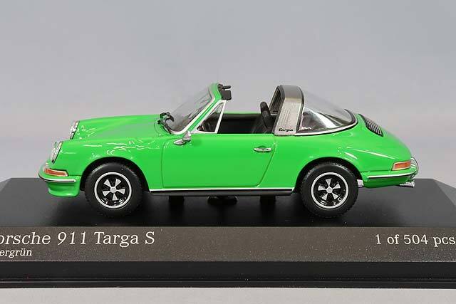 ミニチャンプス 1/43 ポルシェ 911 タルガ 1972 グリーン