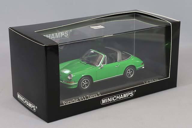 ミニチャンプス 1/43 ポルシェ 911 タルガ 1972 グリーン