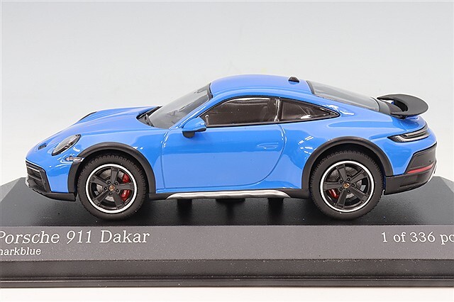 ミニチャンプス 1/43 ポルシェ 911 ダカール 2022 ブルー