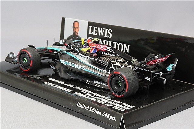 おもちゃ ミニチャンプス 1/43 メルセデスF1 W15 L.ハミルトン イギリスGP