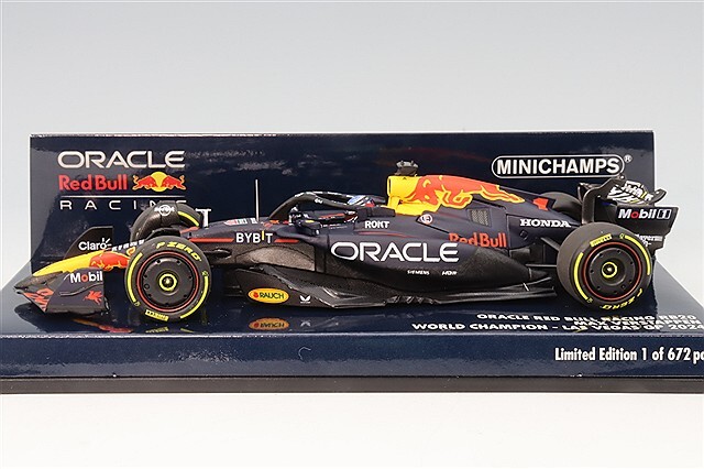 ミニチャンプス　1/43 RB20 ラスベガスGP ワールドチャンピオン Red Bull F1 RB20 #1 Max Verstappen Las Vegas GP 2024 World